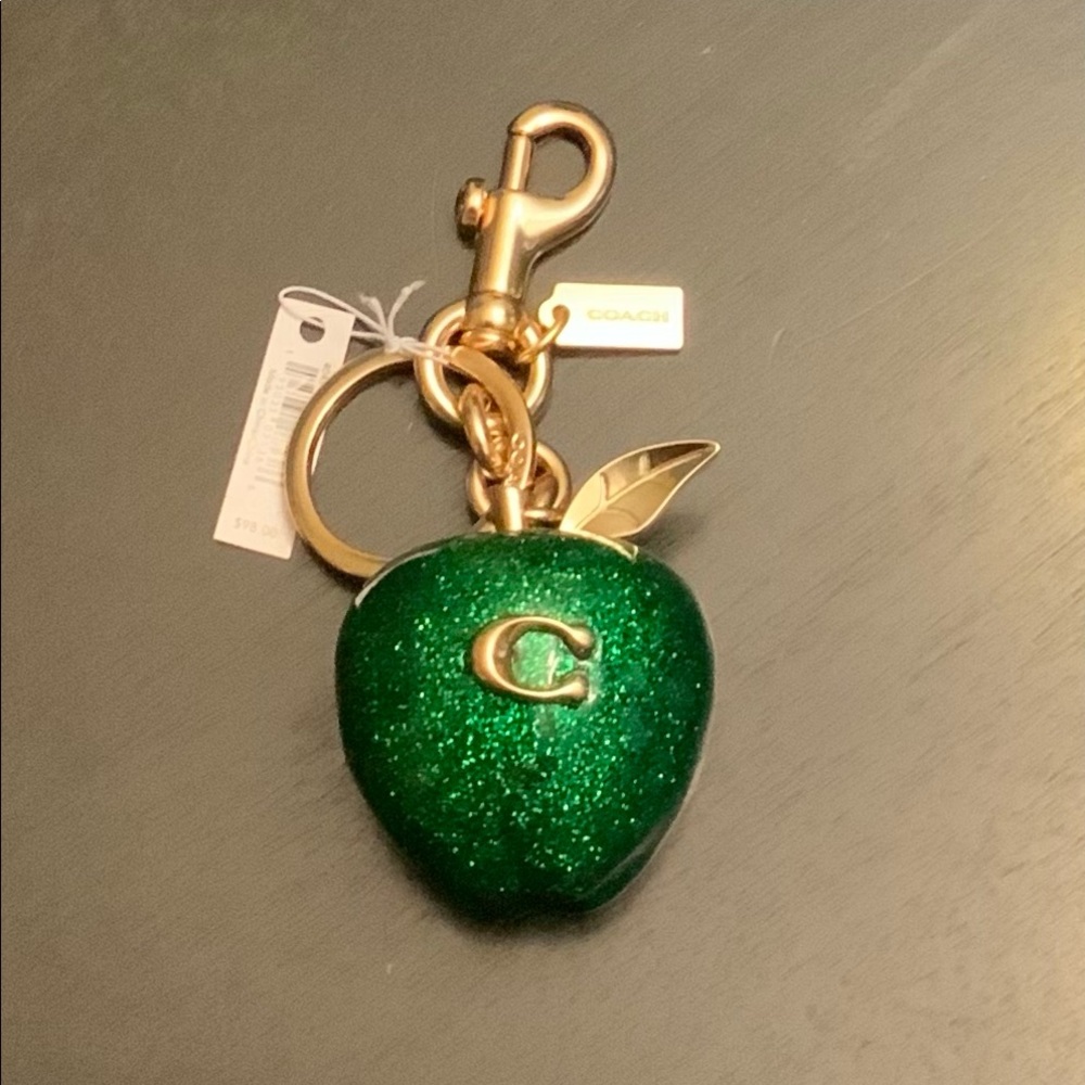 🌺SOLD🌺Coach Signature Apple Bag Charm